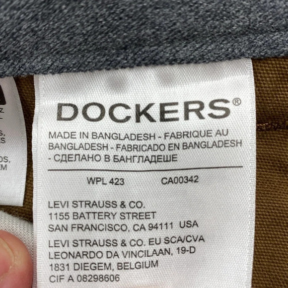 Dockers Cargo Pants Side‎ Pockets Outdoor Hunt Straight Fit Mens 40/32 - Picture 4 of 8